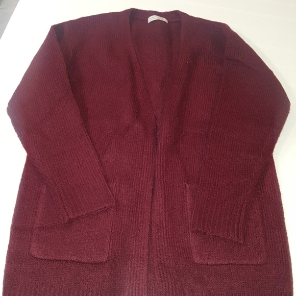 SALE Wine Luxe Cardigan S and L - Picture 2 of 4